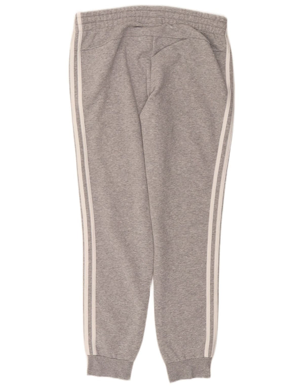 Adidas Pantalon de survêtement pour homme en coton gris moyen UK 12/14