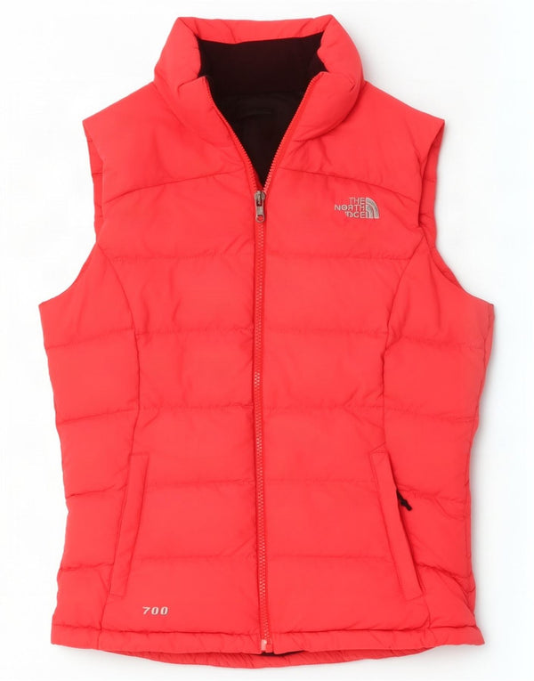 The North Face Gilet rembourré surdimensionné pour femme UK 6 XS Rose Polyester