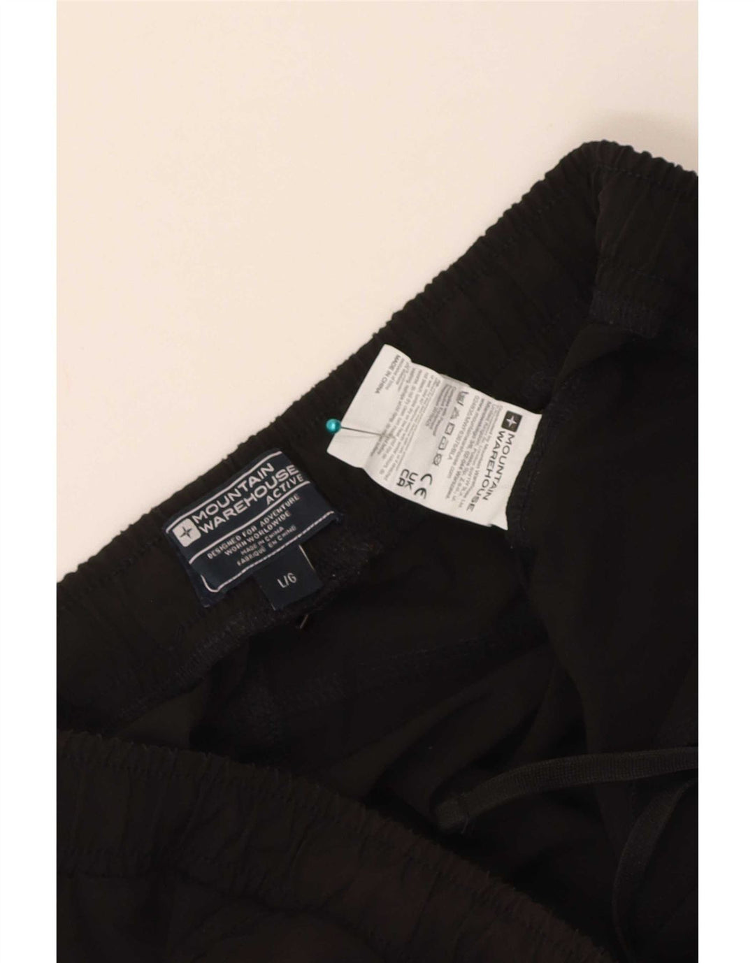Mountain Warehouse Short de sport pour homme en polyester noir Taille L
