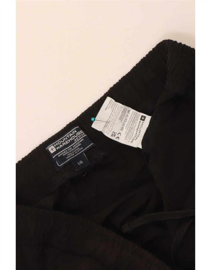 Mountain Warehouse Short de sport pour homme en polyester noir Taille L