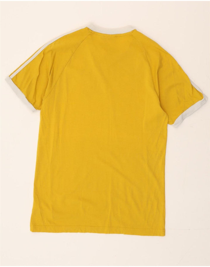 Adidas T-Shirt Homme Haut Jaune Moyen Coton