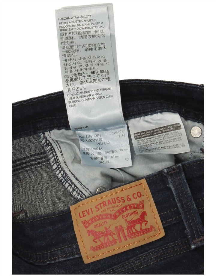 Levi's Jean 529 Curvy Bootcut Femme W31 L30 Bleu Marine Coton