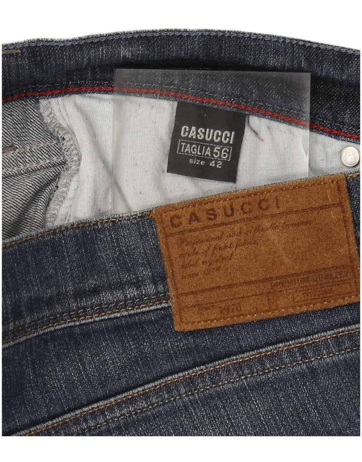 Casucci Jean droit homme W42 L32 bleu coton