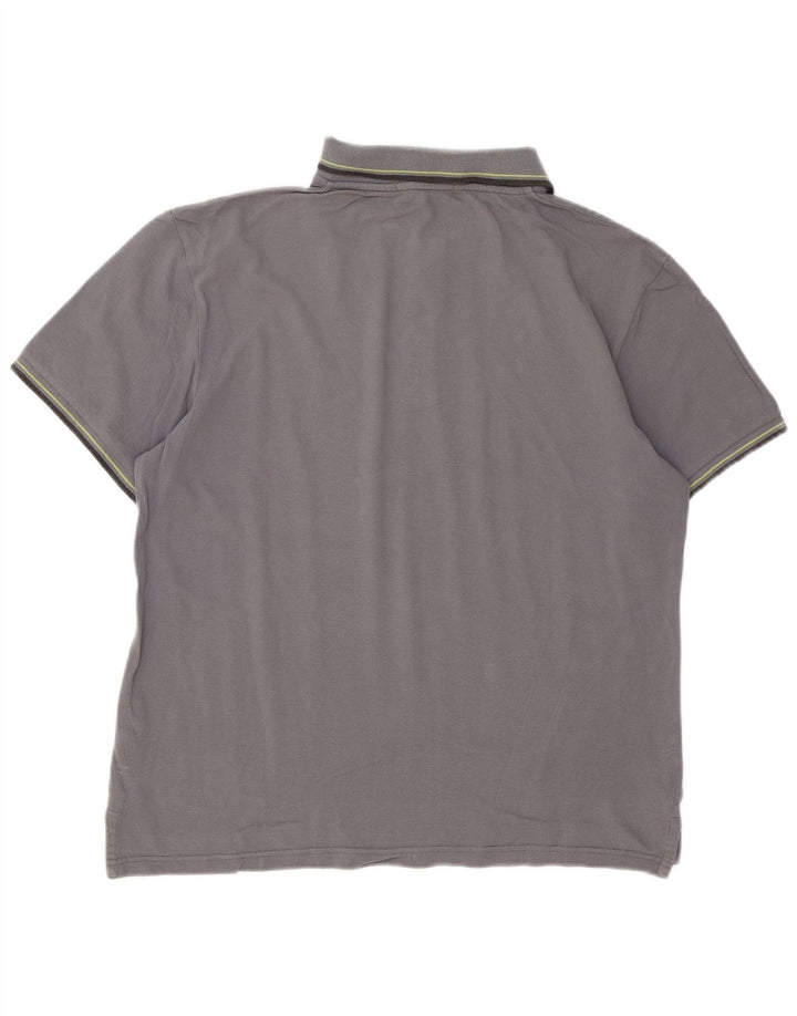 Polo Homme Trussardi XL Gris Rayé Coton