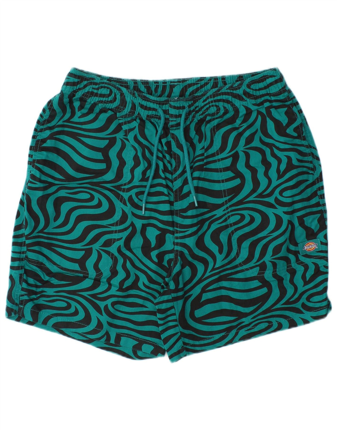 Dickies Short Chino Homme Medium W32 Turquoise Animal Print Coton