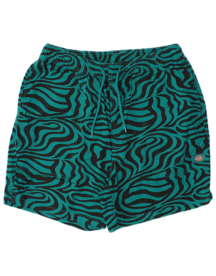 Dickies Short Chino Homme Medium W32 Turquoise Animal Print Coton