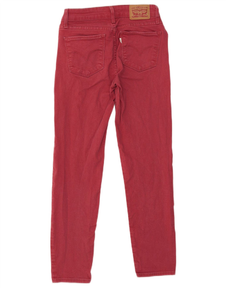 Levi's Jean Slim 712 Femme Rouge W25 L26 Coton