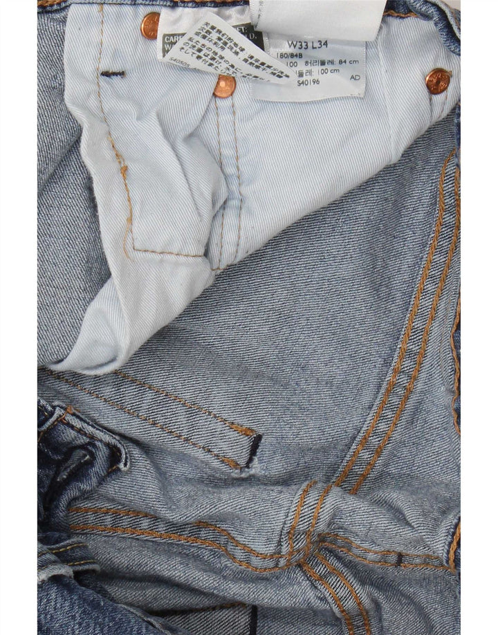 Levi's Jean Slim Effet Déchiré W33 L34 Homme Bleu Coton