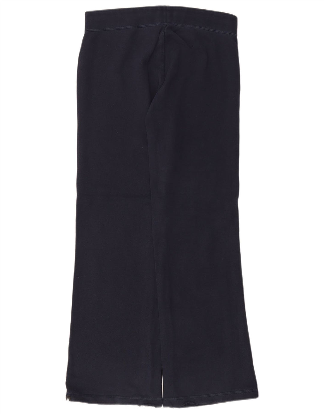 NIKE Pantalon de survêtement évasé pour femme UK 10 Small Bleu marine en coton