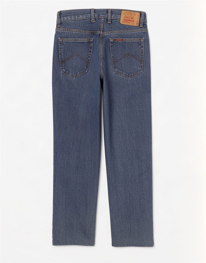 Carrera Femme Jean Droit 700 W38 L30 Bleu Coton
