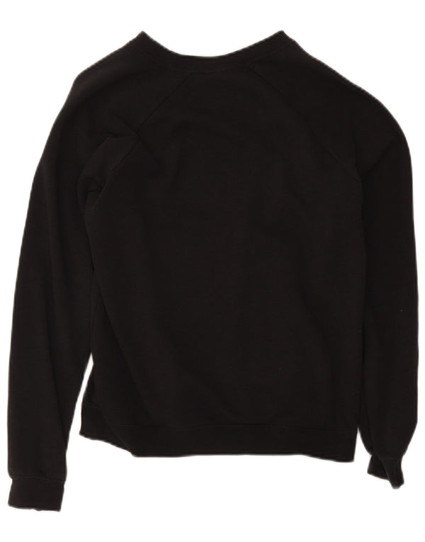 Nike Sweat-shirt surdimensionné graphique pour femme UK 6 XS en coton noir