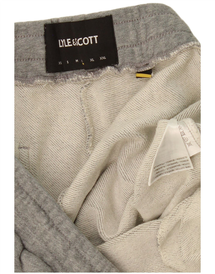 LYLE & SCOTT Pantalon de Survêtement Homme Joggers Large Gris Coton