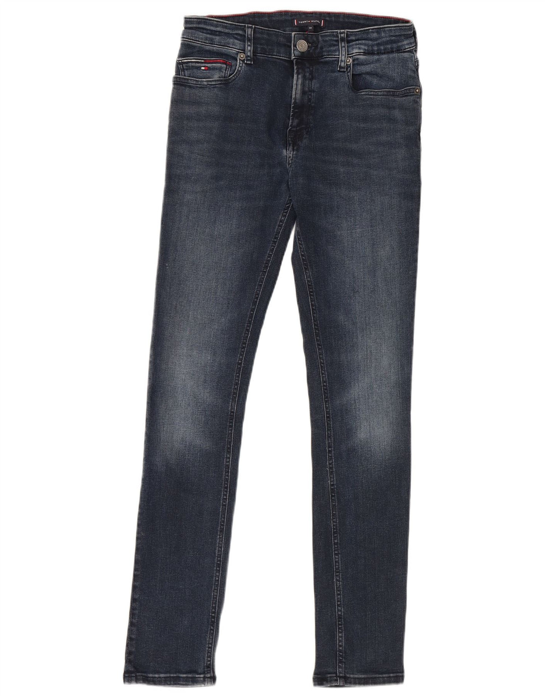 TOMMY HILFIGER Jean skinny fille 13-14 ans W28 L29 Bleu marine Coton