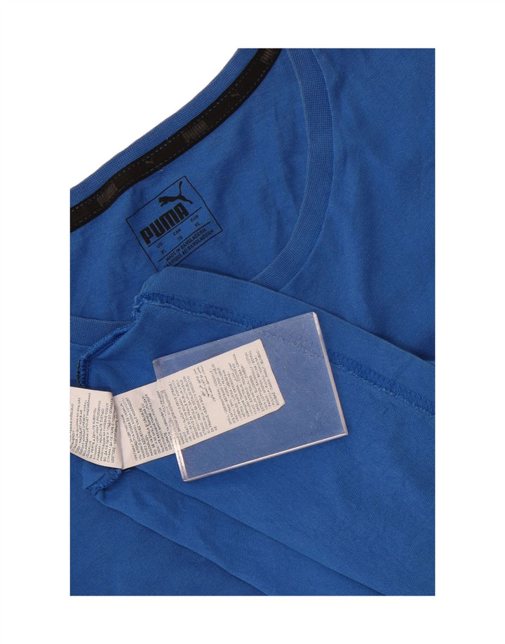 Puma T-Shirt Homme Top XL Bleu Coton
