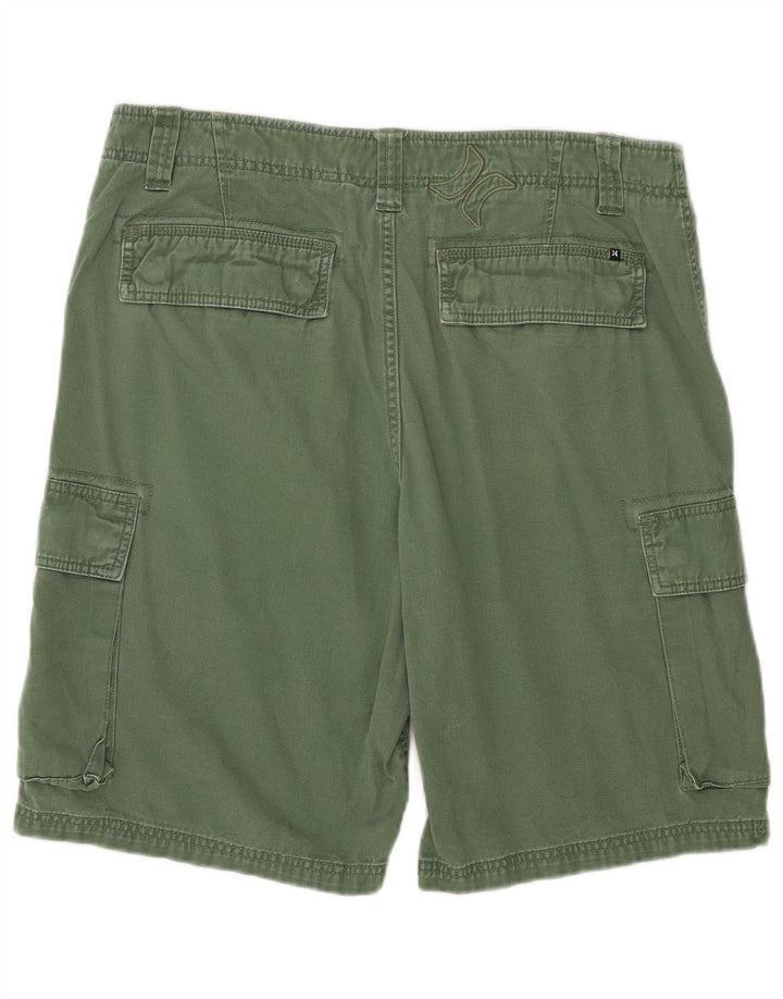 Hurley Short Cargo Homme W34 Large Vert Coton