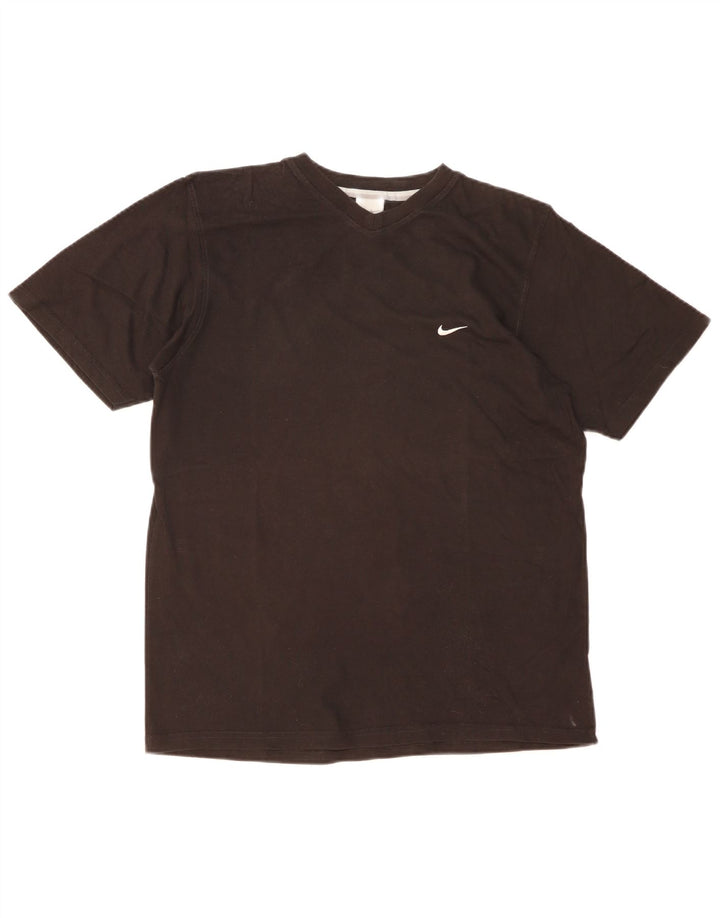 Nike T-Shirt Homme UK 39/41 Coton Noir Moyen
