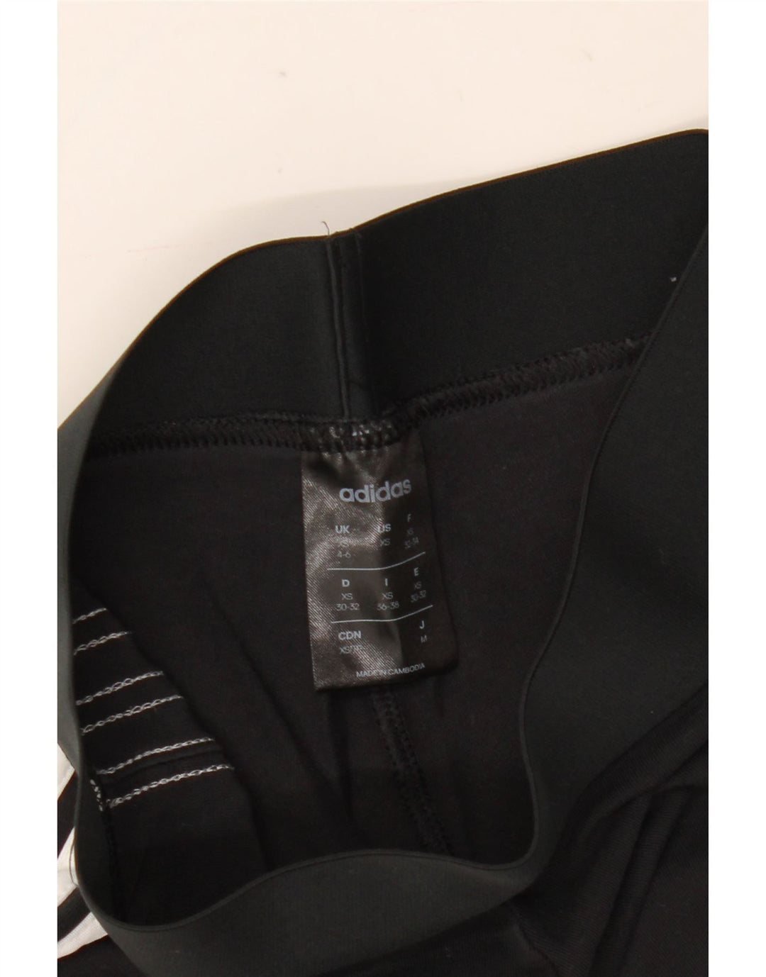 Adidas Leggings Femme UK 4/6 XS Noir