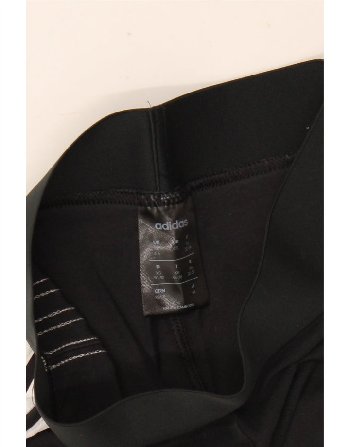 Adidas Leggings Femme UK 4/6 XS Noir