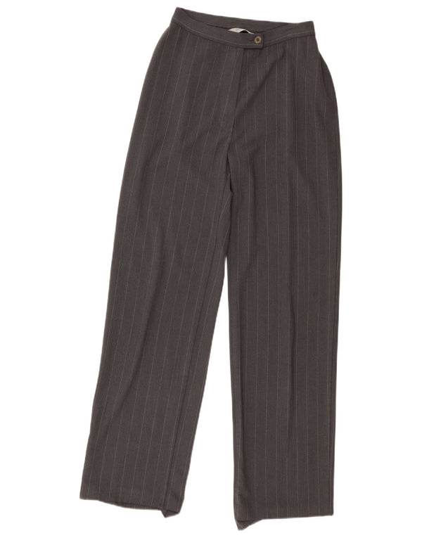 Marks & Spencer Pantalon de costume pour femme UK 8 Small W26 L30 Gris rayé