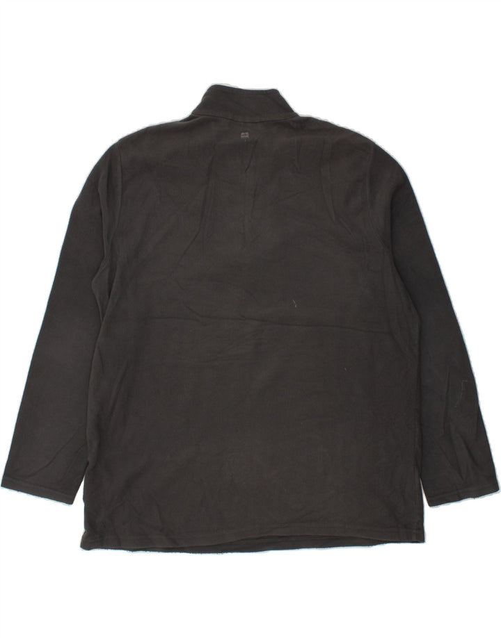 MOUNTAIN WAREHOUSE Mens Zip Neck Fleece Jumper XL Grey Polyester Vintage Mountain Warehouse and Second-Hand Mountain Warehouse from Messina Hembry 