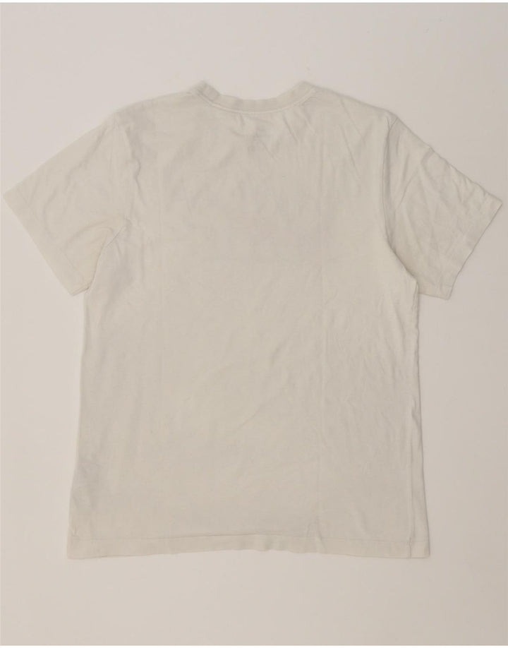 NIKE Mens Graphic T-Shirt Top Medium White Cotton Vintage Nike and Second-Hand Nike from Messina Hembry 