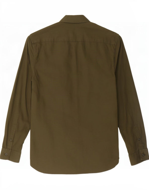 Fred Perry Chemise Homme Petit Kaki Coton