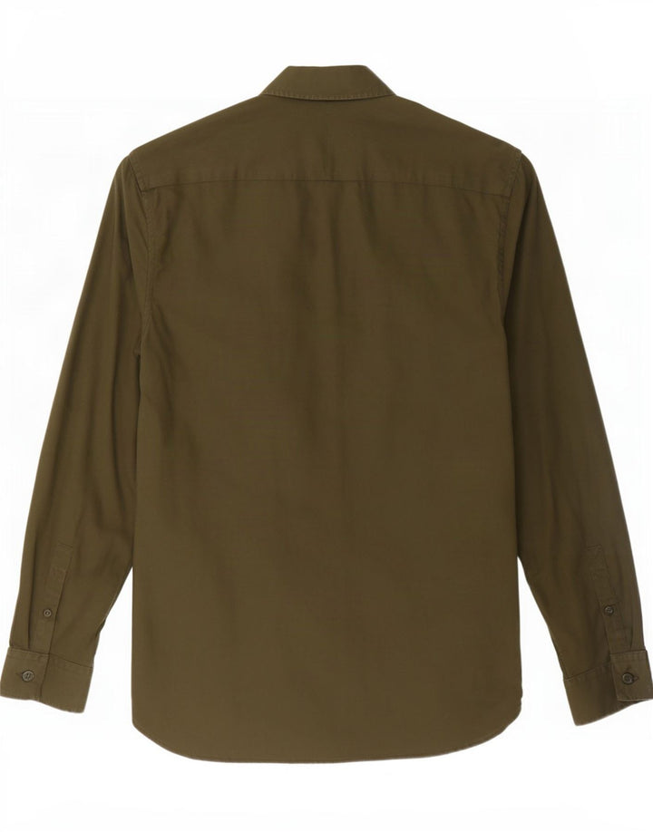 Fred Perry Chemise Homme Petit Kaki Coton