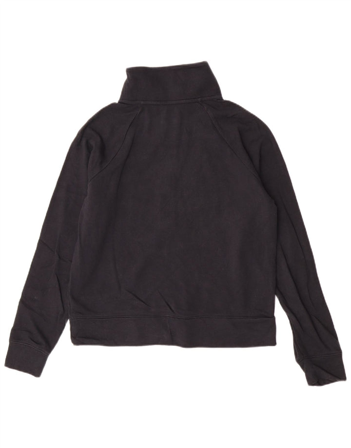 Under Armour Haut de survêtement à col zippé pour femme UK 10 Small Noir