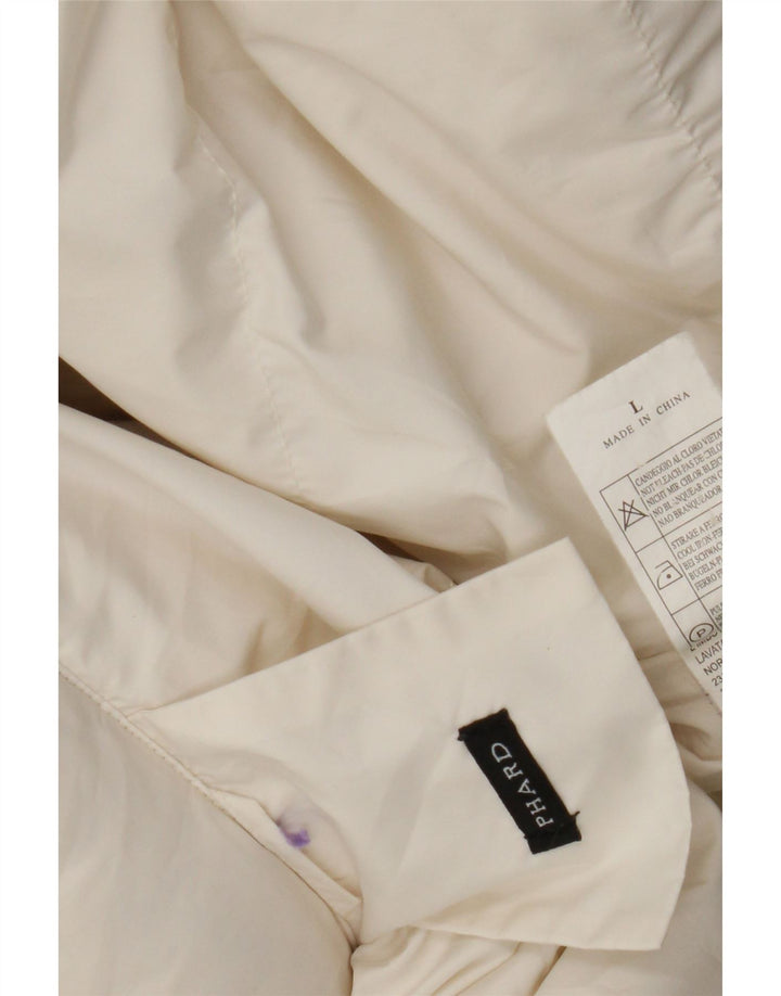 Phard Manteau rembourré pour femme UK 16 Large Blanc Polyester
