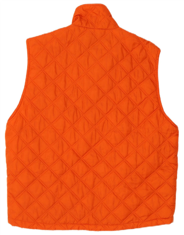 INVICTA Gilet matelassé pour homme UK 38 Orange moyen Polyester