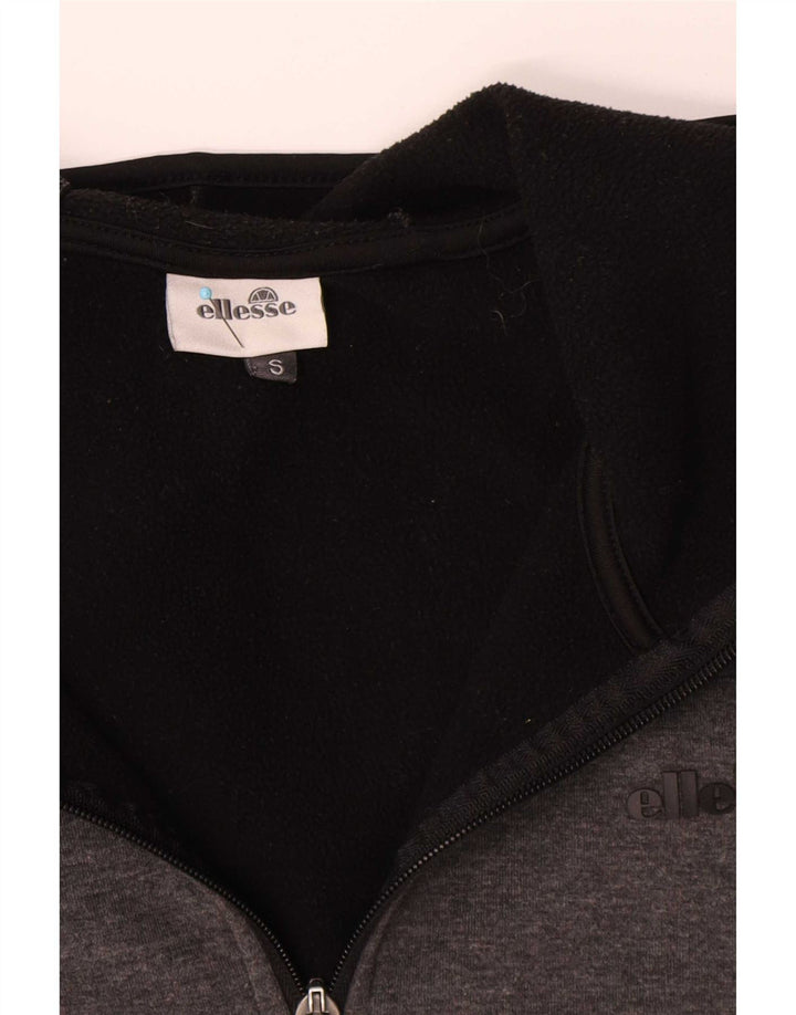 Ellesse Pull à capuche zippé pour homme Petit gris Polyester