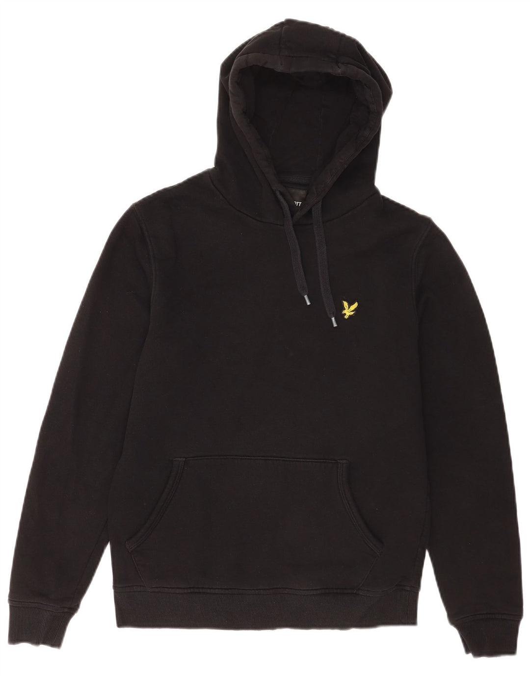 Lyle & Scott Pull à capuche pour homme Petit coton noir