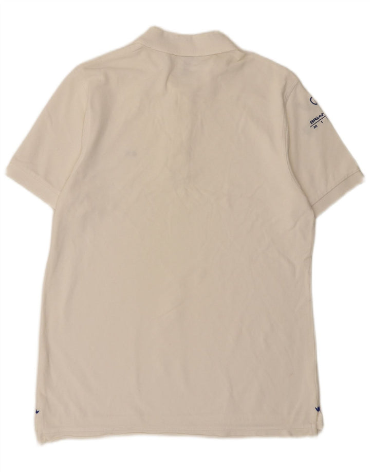 Sun68 Polo Graphique Homme Blanc Moyen