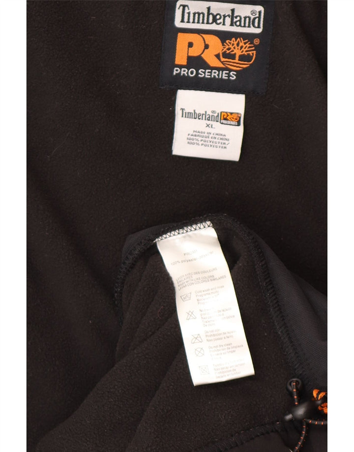 Timberland Veste coupe-vent pour homme UK 42 XL Noir Polyester