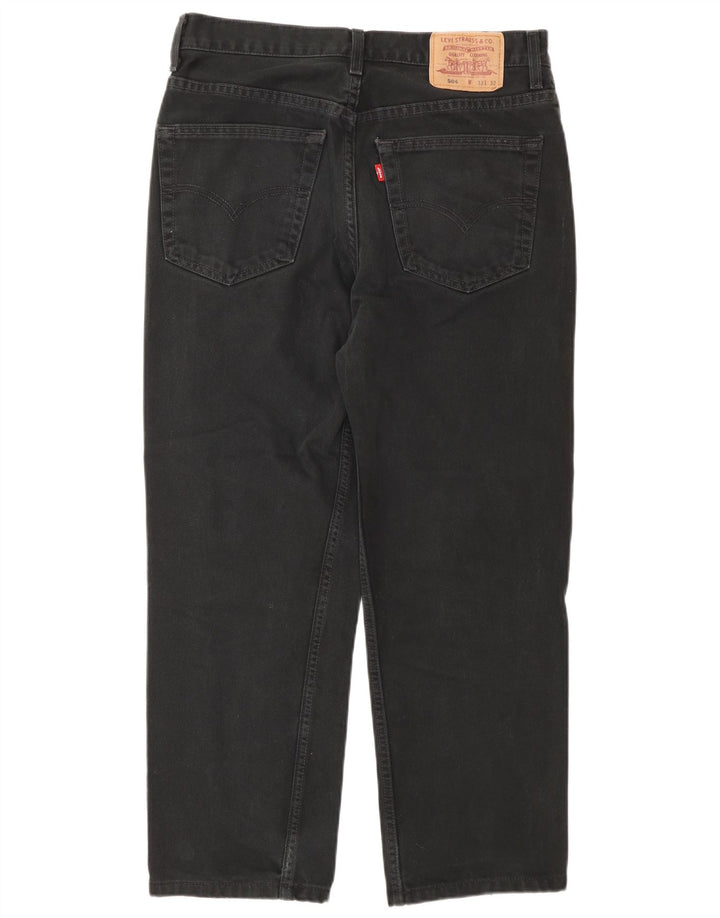 Levi's Jean 504 Cropped Homme Noir Coton W33 L26