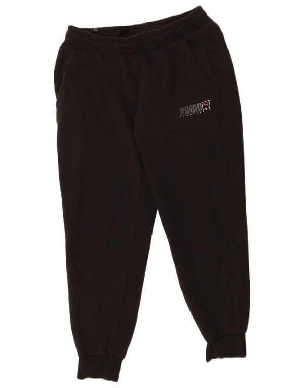 Puma Pantalon de survêtement pour femme Joggers UK 14 Large Noir Coton Sports