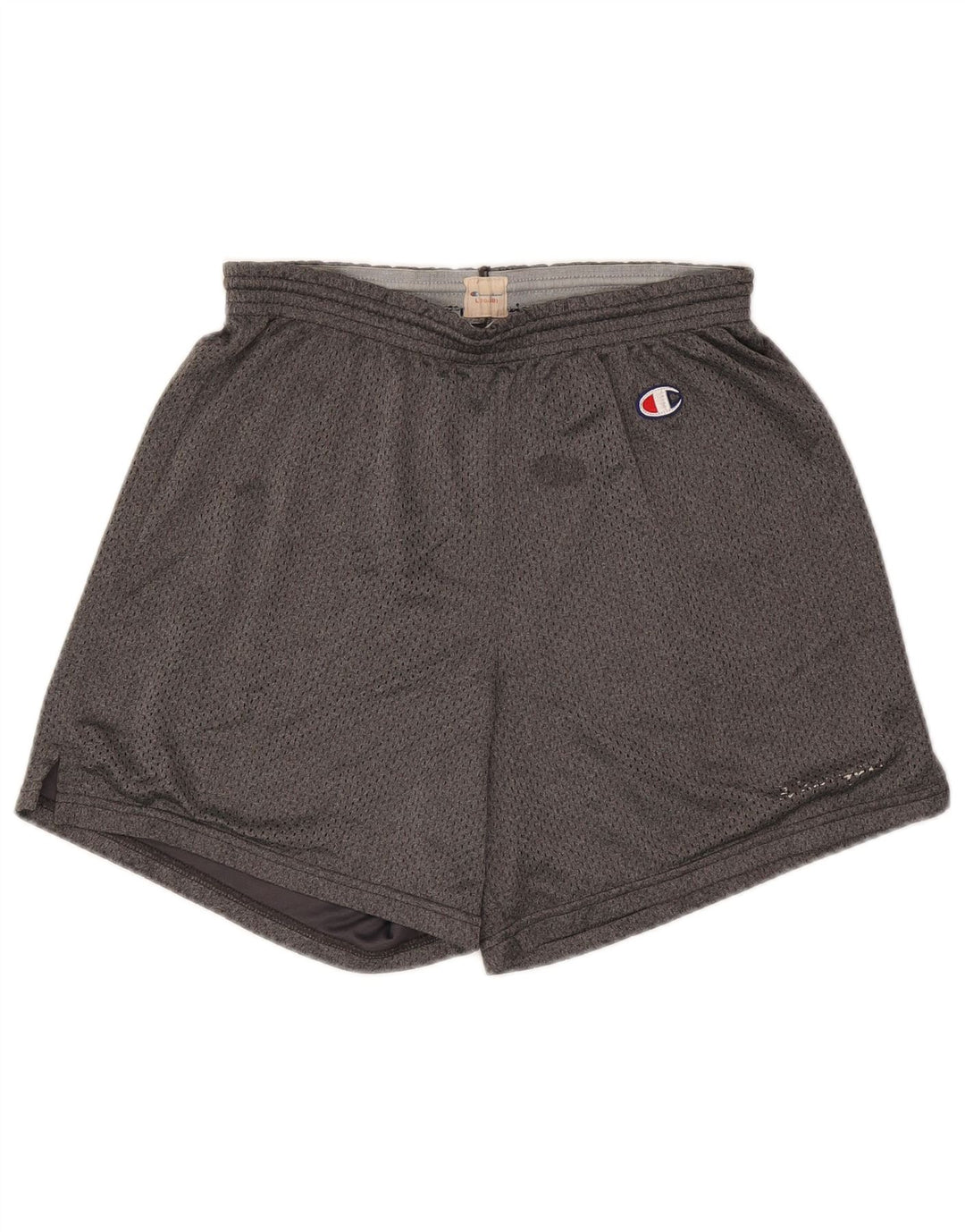 Champion Short de Sport Homme Grand Gris Polyester