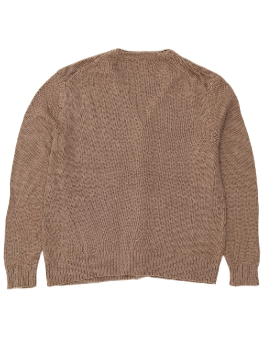 Zara Homme Cardigan Pull Beige Moyen Coton
