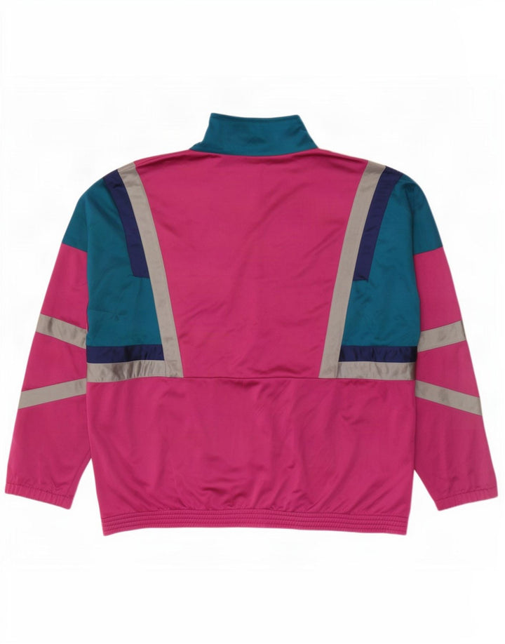 Mc Crae's Veste de Survêtement XL Homme Rose Colourblock