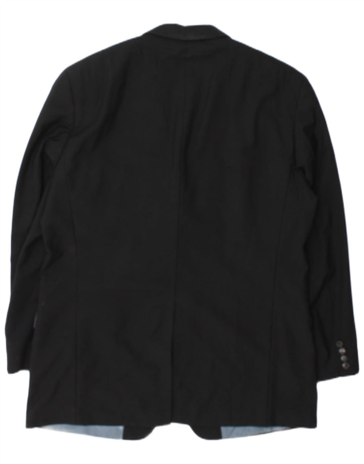 Hugo Boss Veste blazer à 3 boutons pour homme UK 44 2XL Noir