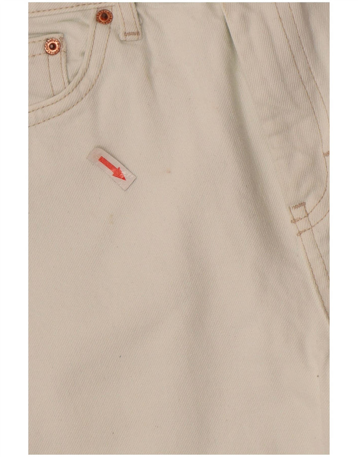 TOPSHOP Jean court droit femme W30 L25 blanc