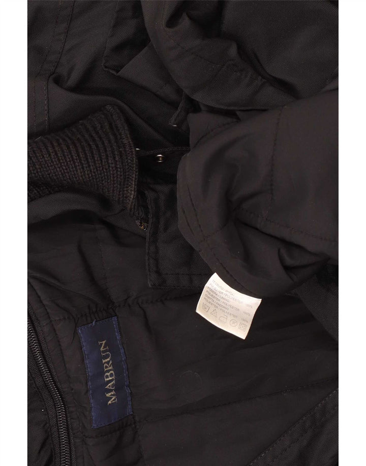 Mabrun Veste utilitaire pour homme UK 42 XL Noir Polyester