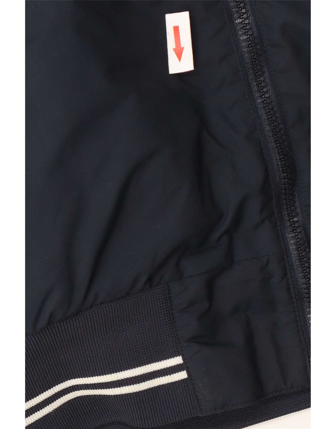 North Sails Veste bomber à capuche pour homme UK 40 Large Bleu Marine Polyamide