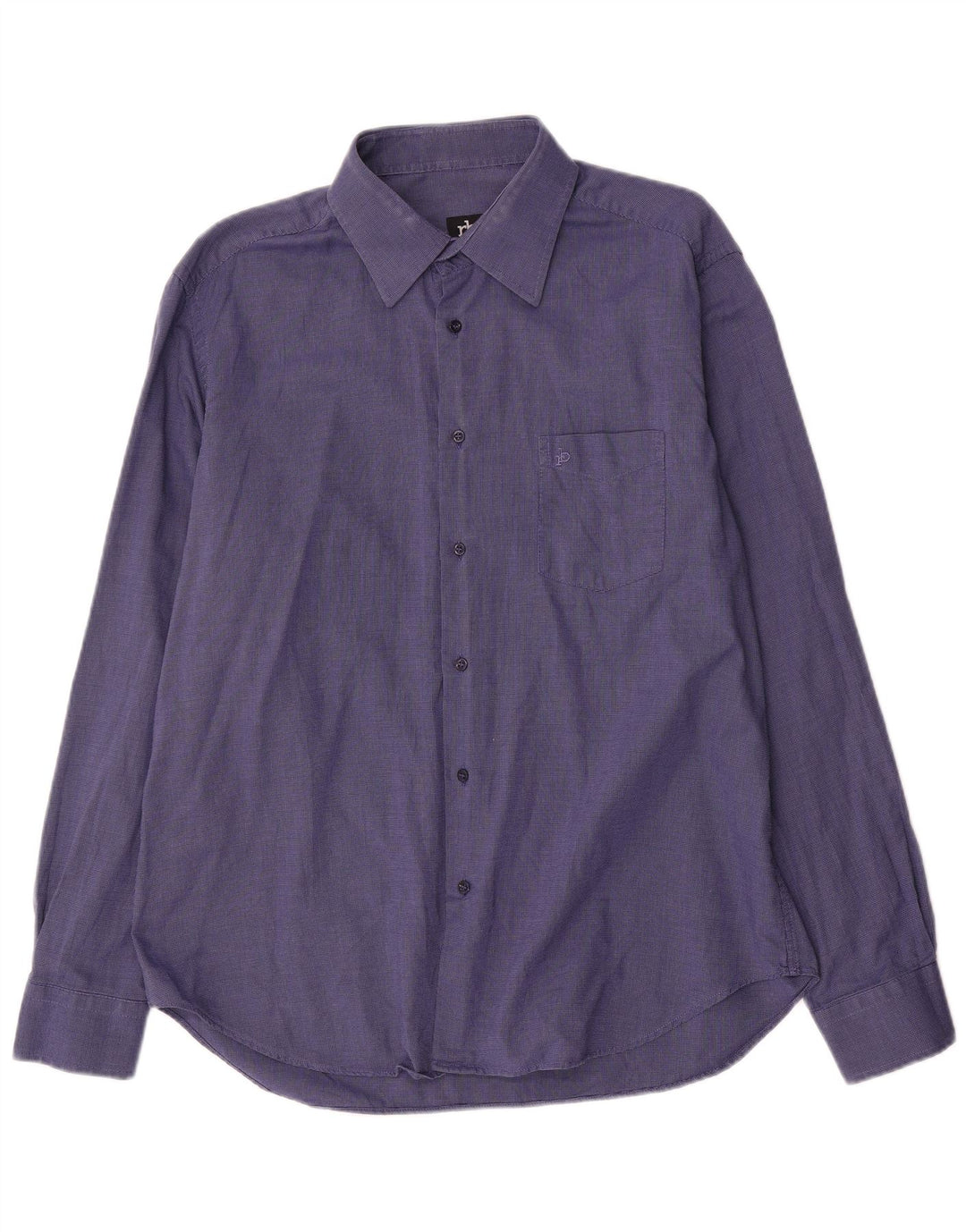 Roccobarocco Chemise Homme Taille 17 43 XL Coton Bleu