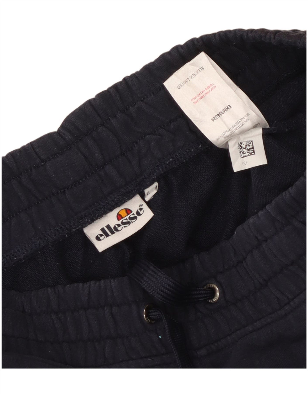 Ellesse Short de sport graphique pour homme en coton bleu marine Taille L