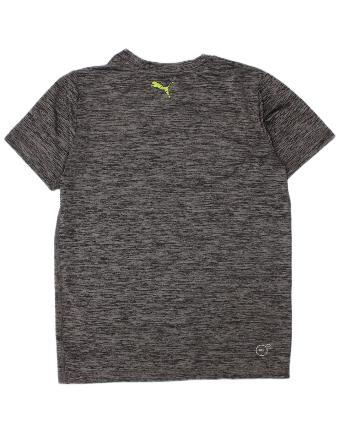 Puma Garçon Graphique T-Shirt Top 7-8 ans Petit Gris Moucheté Polyester