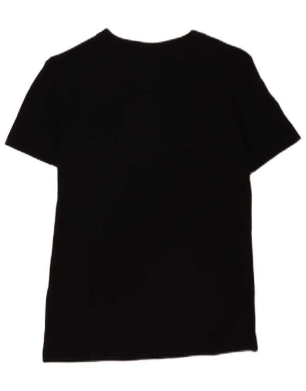 Champion T-shirt graphique pour femme UK 6 XS Noir Coton