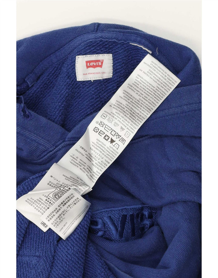 Levi's Pull à Capuche Graphic Homme Bleu Coton Small