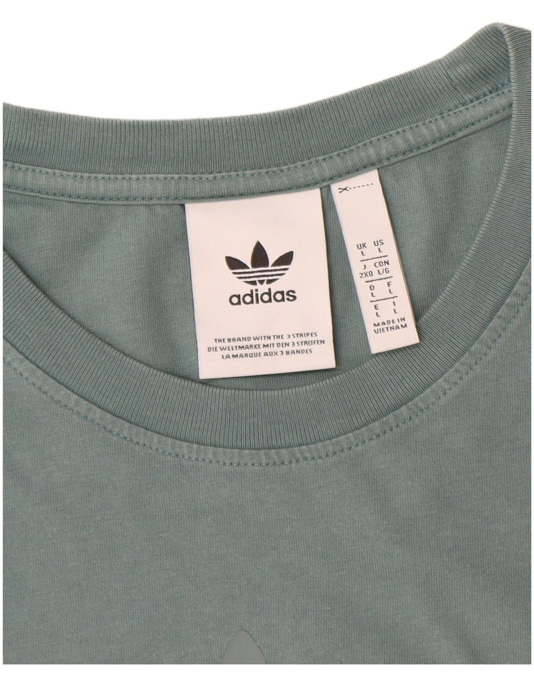 Adidas T-Shirt Homme Haut Grand Bleu Coton