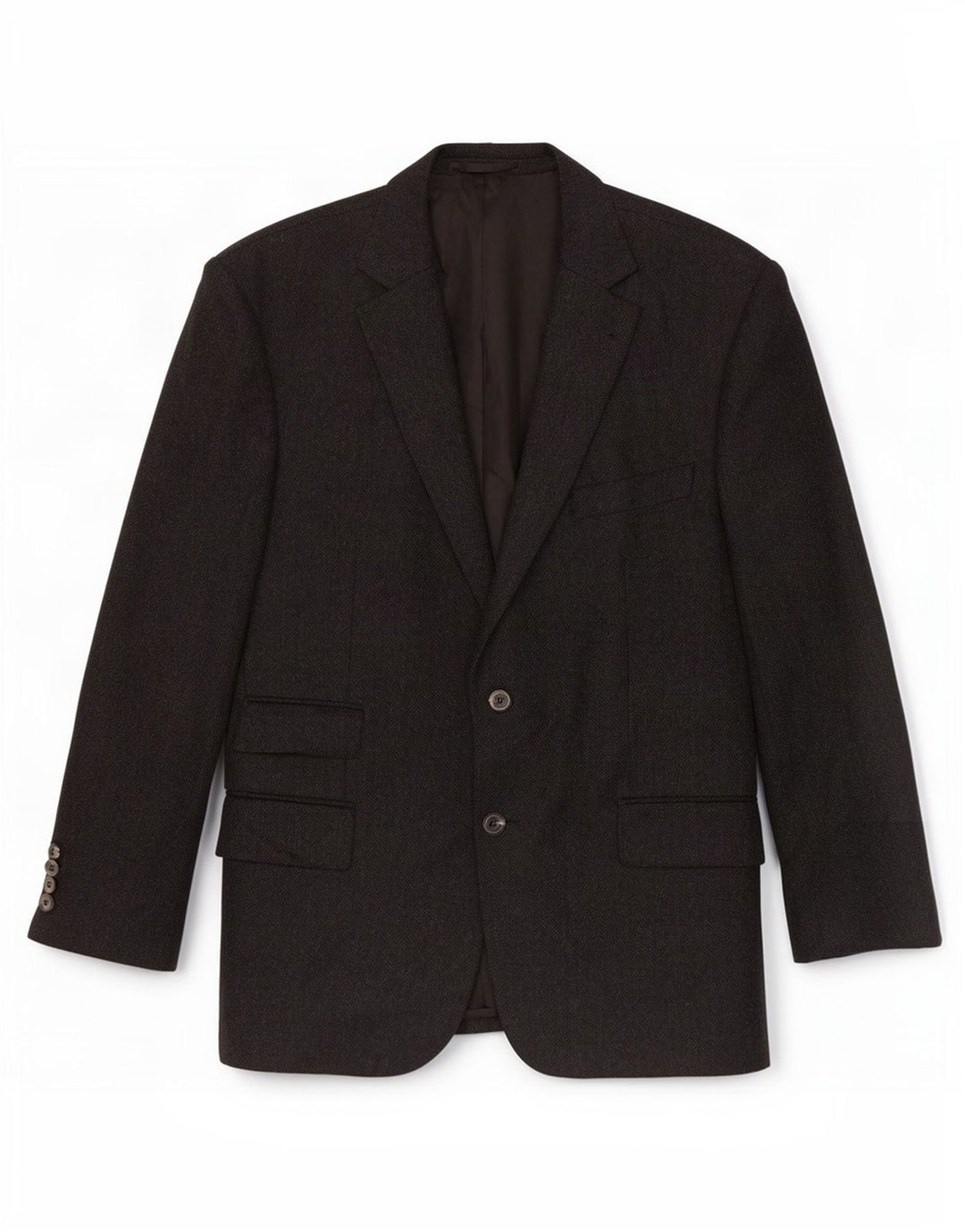 Lanificio Di Pray Veste Blazer 2 Boutons pour Homme UK 42 XL Gris Chevrons